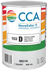 CCA NovoColor II Series 076.008821N.005 Universal Colorant, Phthalo Green, Liquid, 1 qt